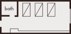 スーペリアトリプルの内観図